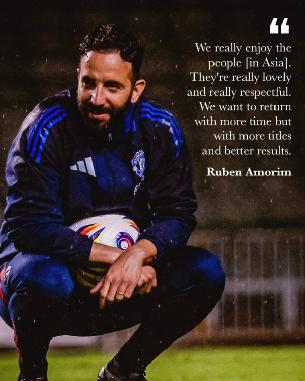 Amorin talks about Asian tour: We like Asian fans very much and hope to come back with the trophy in the future