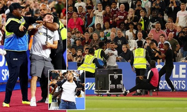 Post: West Ham fans rush to the court to express their dissatisfaction when they defeated Chelsea, and many fans left the court early