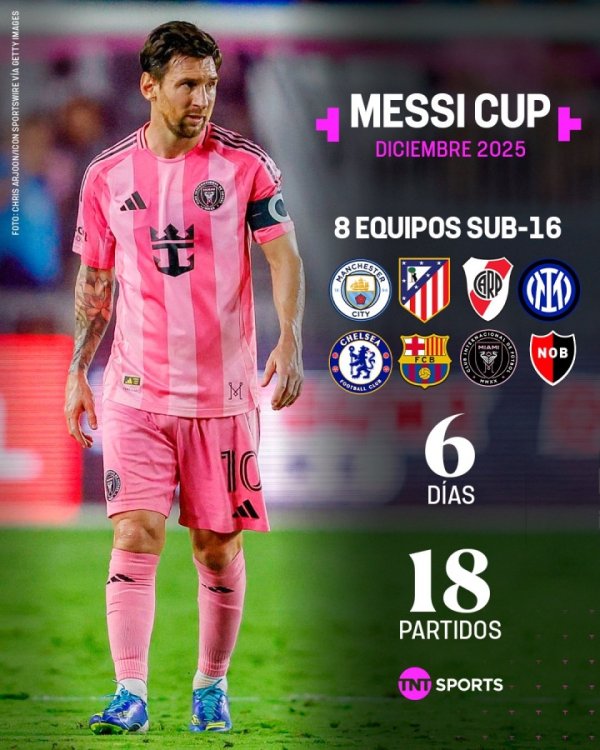 8 U16 elite teams compete for the championship! Messi Cup kicks off in December, tickets start at $120