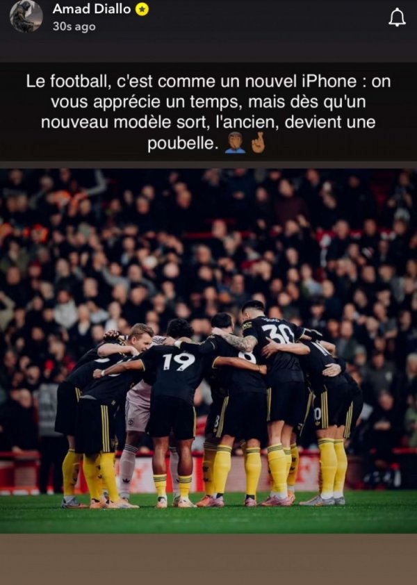 Ahmad: Football treats you like a new iPhone. Once the new one comes out, the old one will become rubbish.