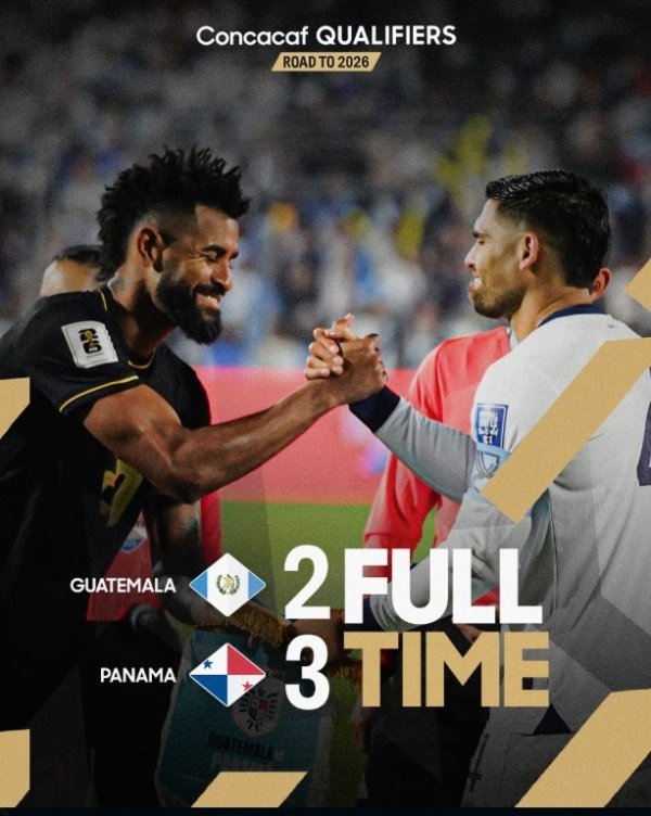 Panama lost to Guatemala 3-2 and competed with Suriname in the final round to qualify for the World Cup.